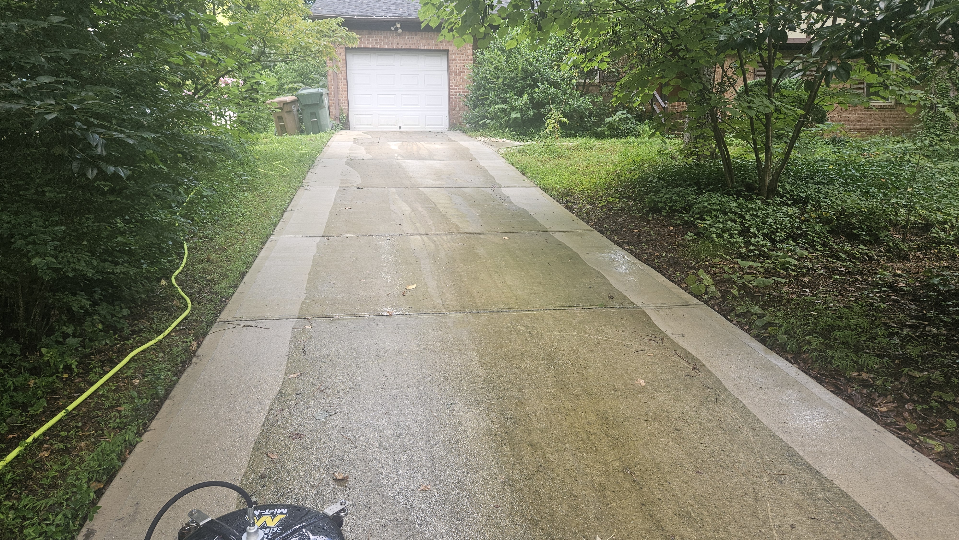 Concrete Cleaning In Progress 1